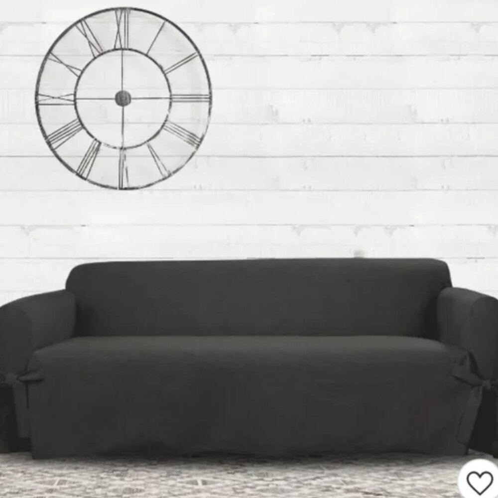 Farmhouse Basketweave Sofa Slipcover - Sure Fit